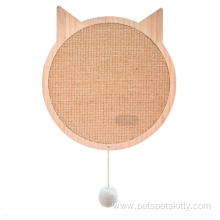 wood cat scratching board with fixed suction cup